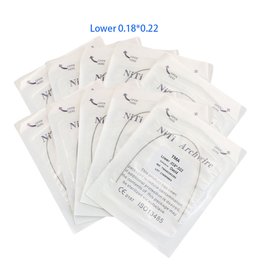 1pc/pack Dental Orthodontic TMA Beta Ti-Mo Arch Wires Rectangular Ovoid Form