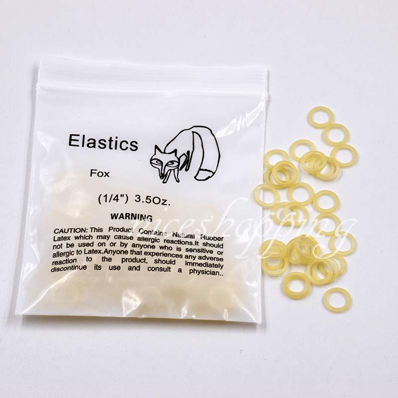 100 Pcs 1/4″ 3.5 Oz FOX – ORTHODONTIC ELASTICS – BRACES -DENTAL RUBBER BAND