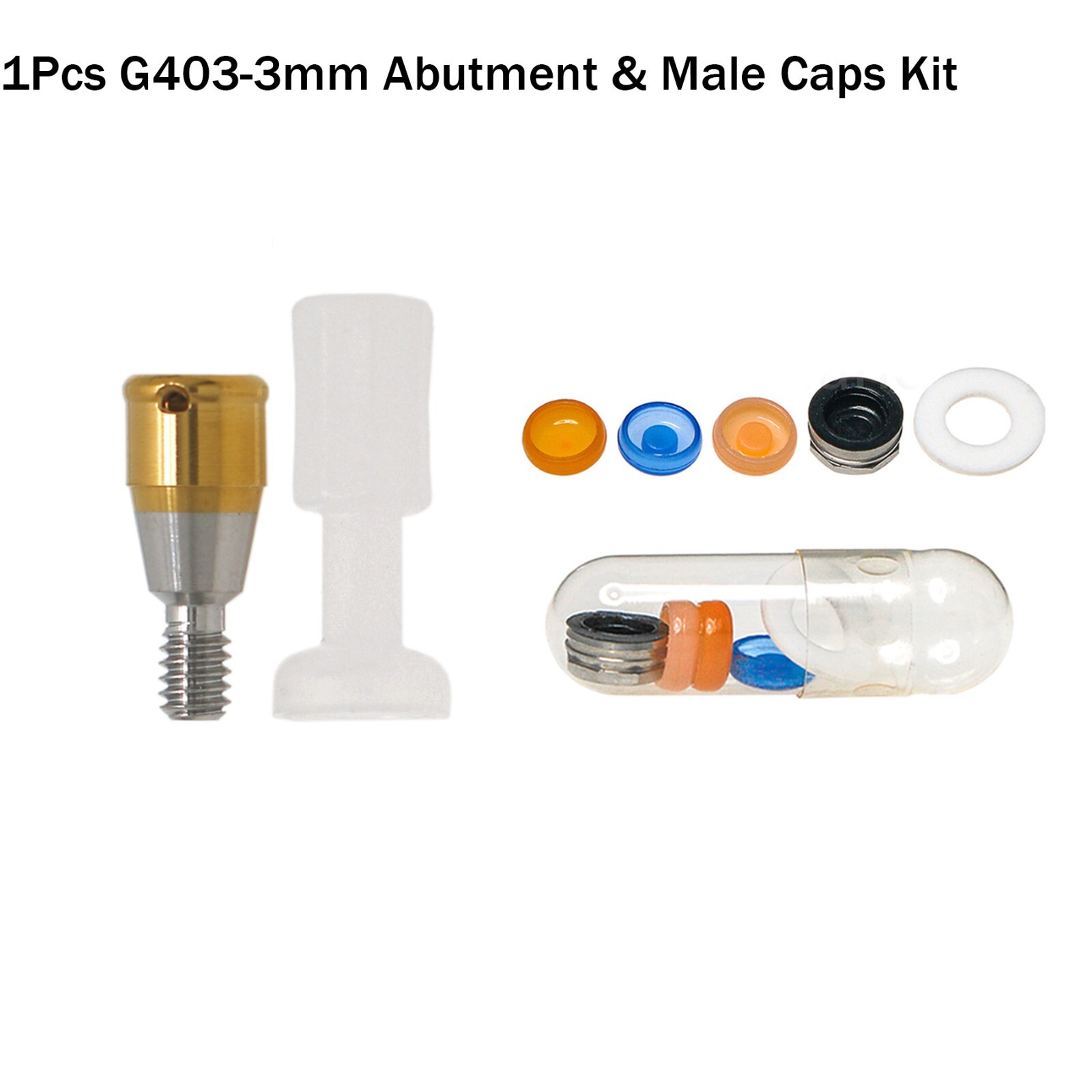 US Dental Locator Attachment Abutment for Hiossen ET III /Osstem/Snucone Regular