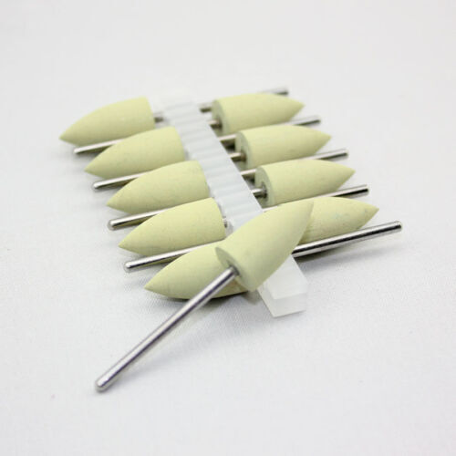 50 Pcs Dental Lab Silicone Rubber Polishers Diamond Polishing Burs 2.35 mm