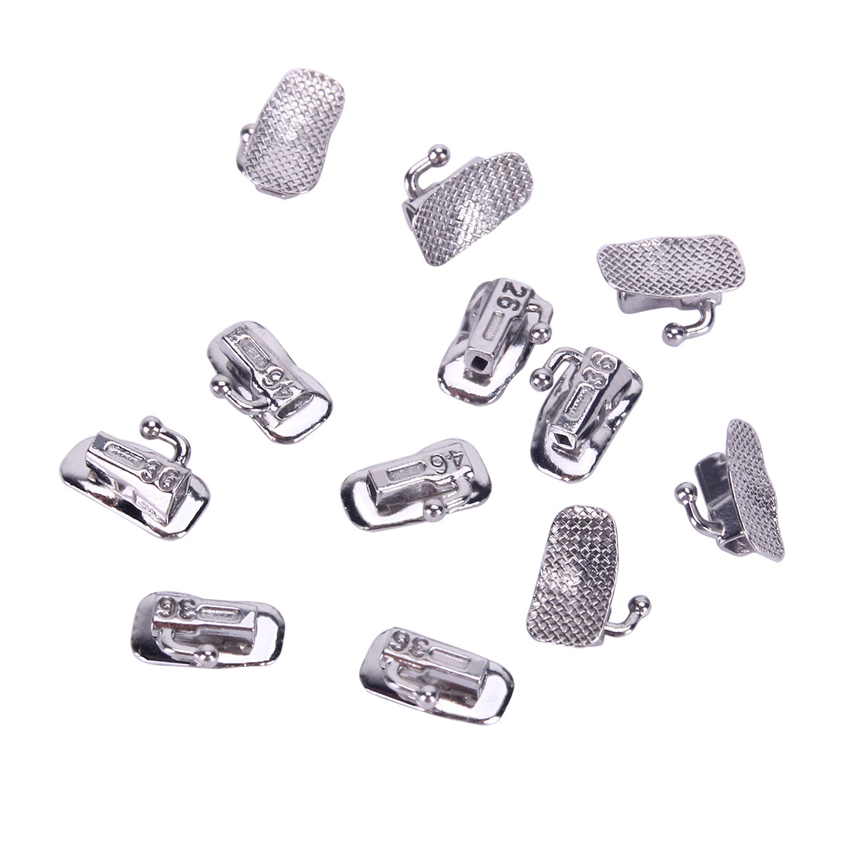 Dental Buccal Tube Roth.022 Non-Convertible Bondable 1st Molar Orthodontic