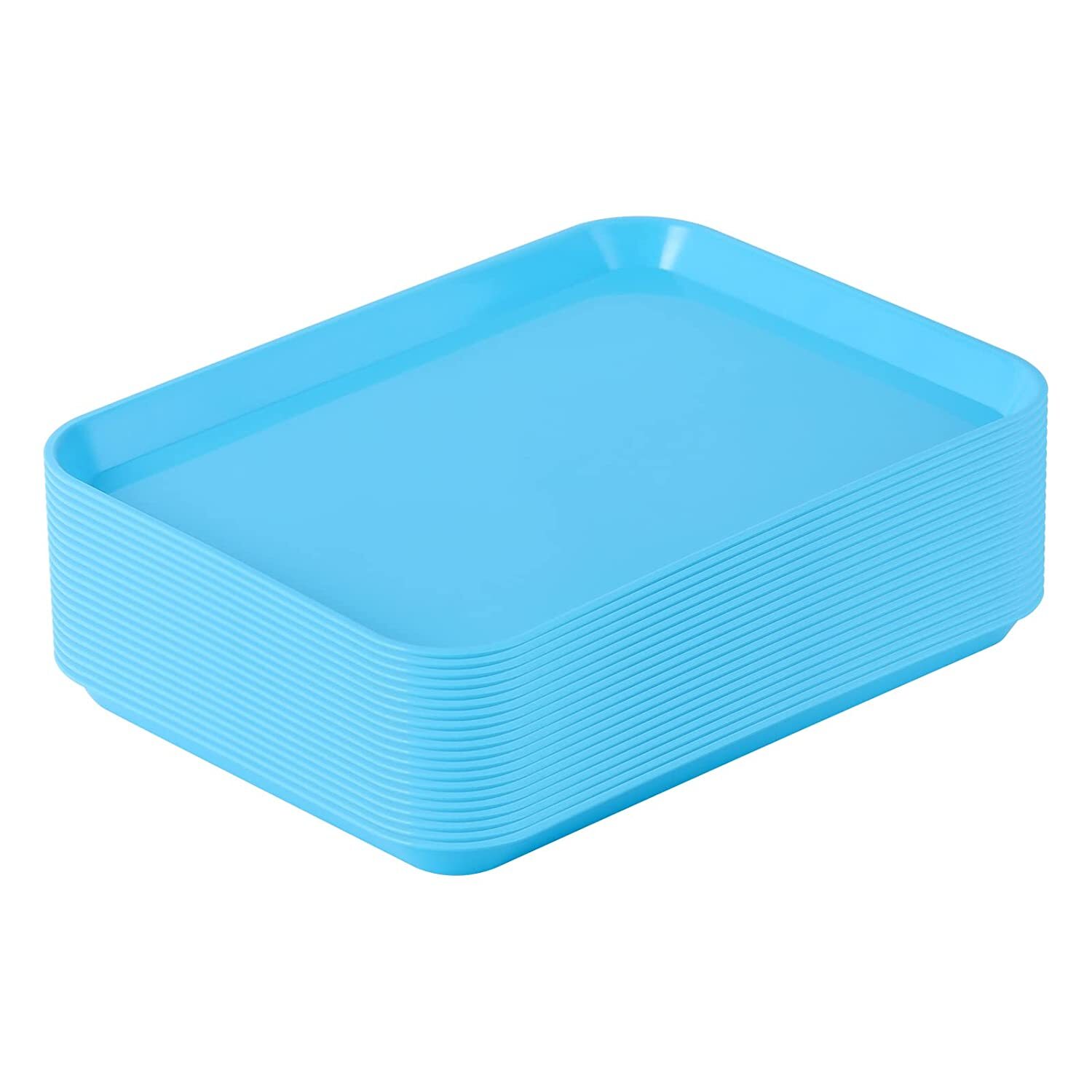 20PCS Dental Flat Trays Autoclavable Plastic Tray Size B 13.25X9.75″ (10 Colors)