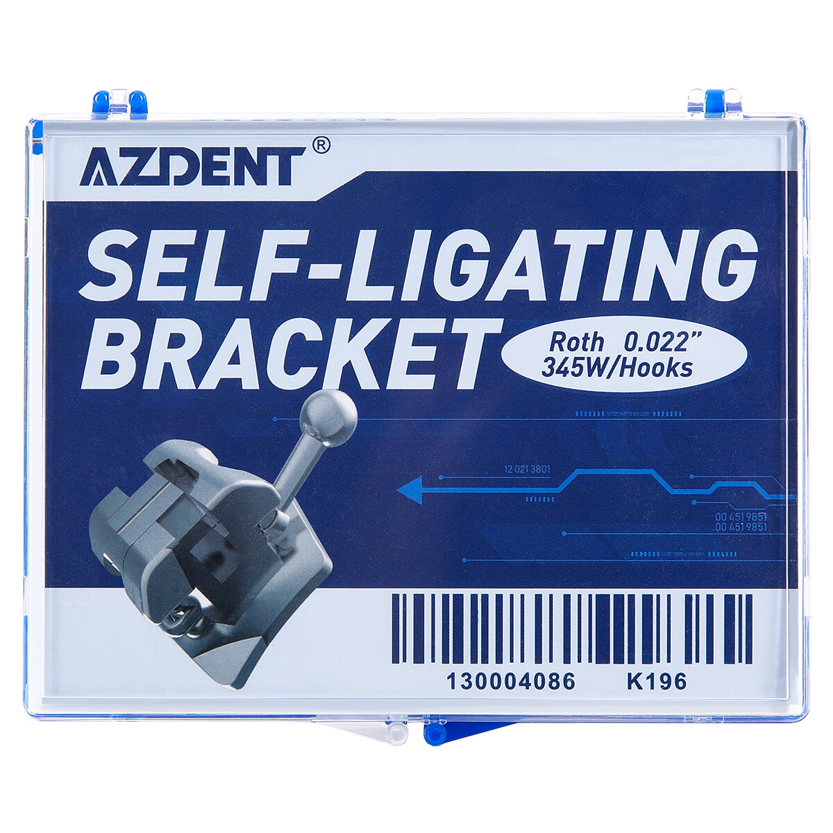 AZDENT Dental Self Ligating Bracket Braces 15 Types Mini Roth/MBT.022 345HK