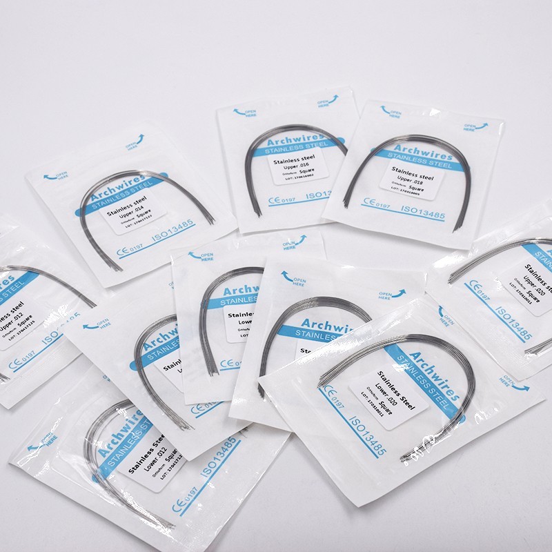 Dental Stainless Steel Arch Wire Round/Rectangular Ovoid/Natural/Square Form