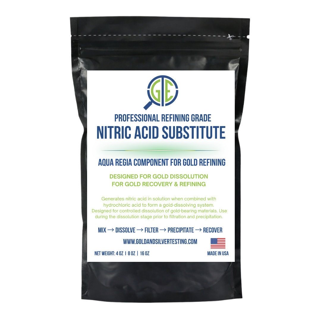Gold Recovery Refining Kit Aqua Regia Urea Sodium Metabisulfite Stannous Test