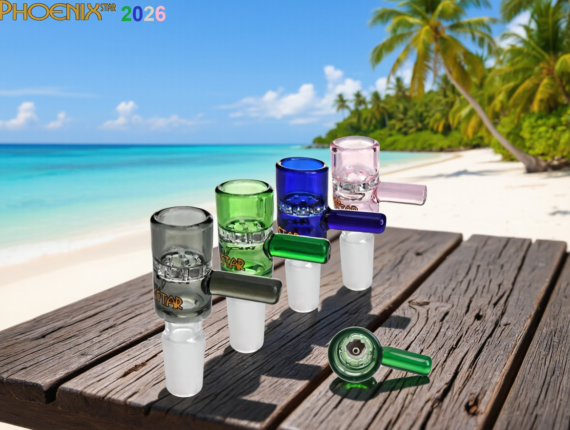 Phoenix Star 14mm Glass Bong Bowl With 7-hole unique Filter Screen New 4 2024