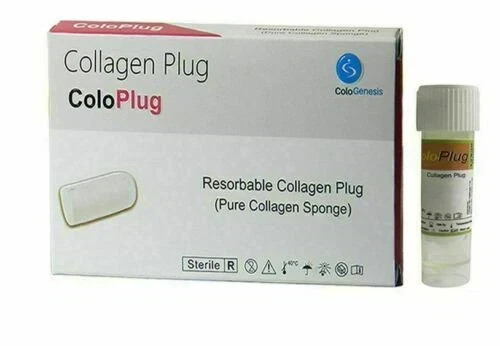 100 Pack of Colo Plug – Resorbable Collagen Plug 8x20mm