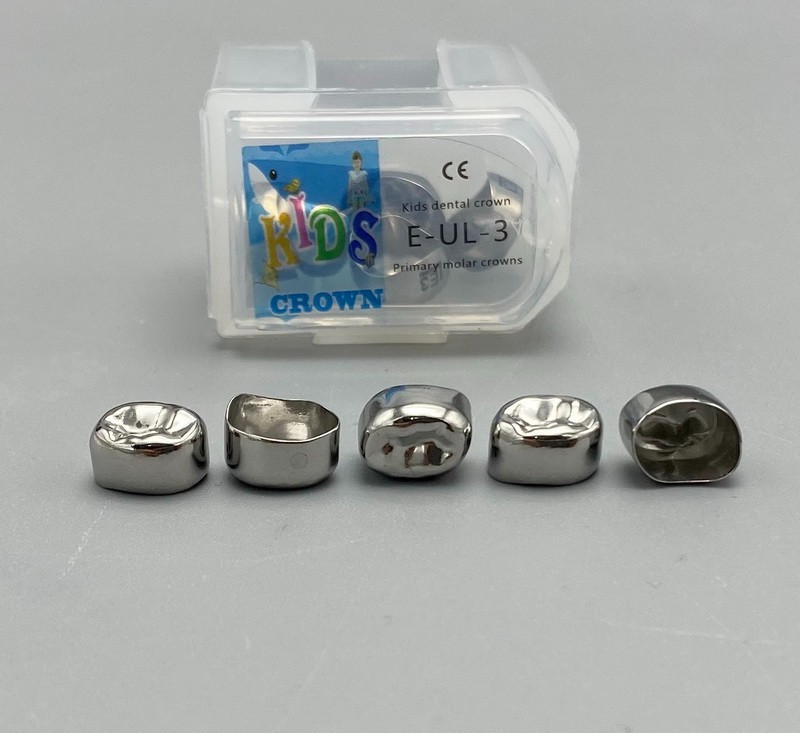 Dental Kids Crown stainless steel Primary Molar Pediatric Crowns Kit 48Sizes USA