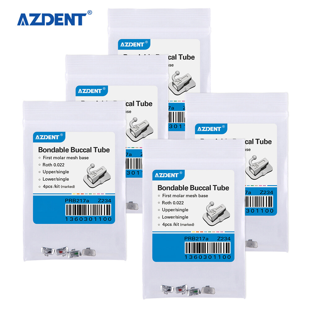 10Pack Dental Ortho 1st Molar Roth 0.022 Buccal Tube Bondable Non-Convertible