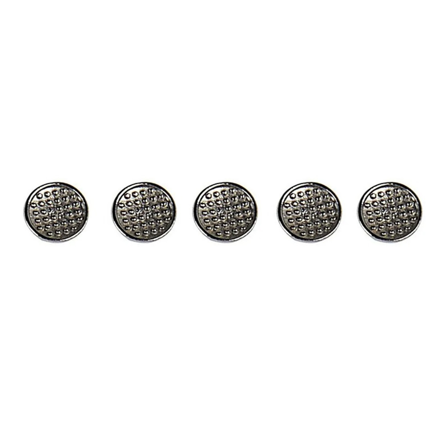 10pcs Silver Dental Orthodontic Lingual Buttons Bondable Metal Brackets – NEW