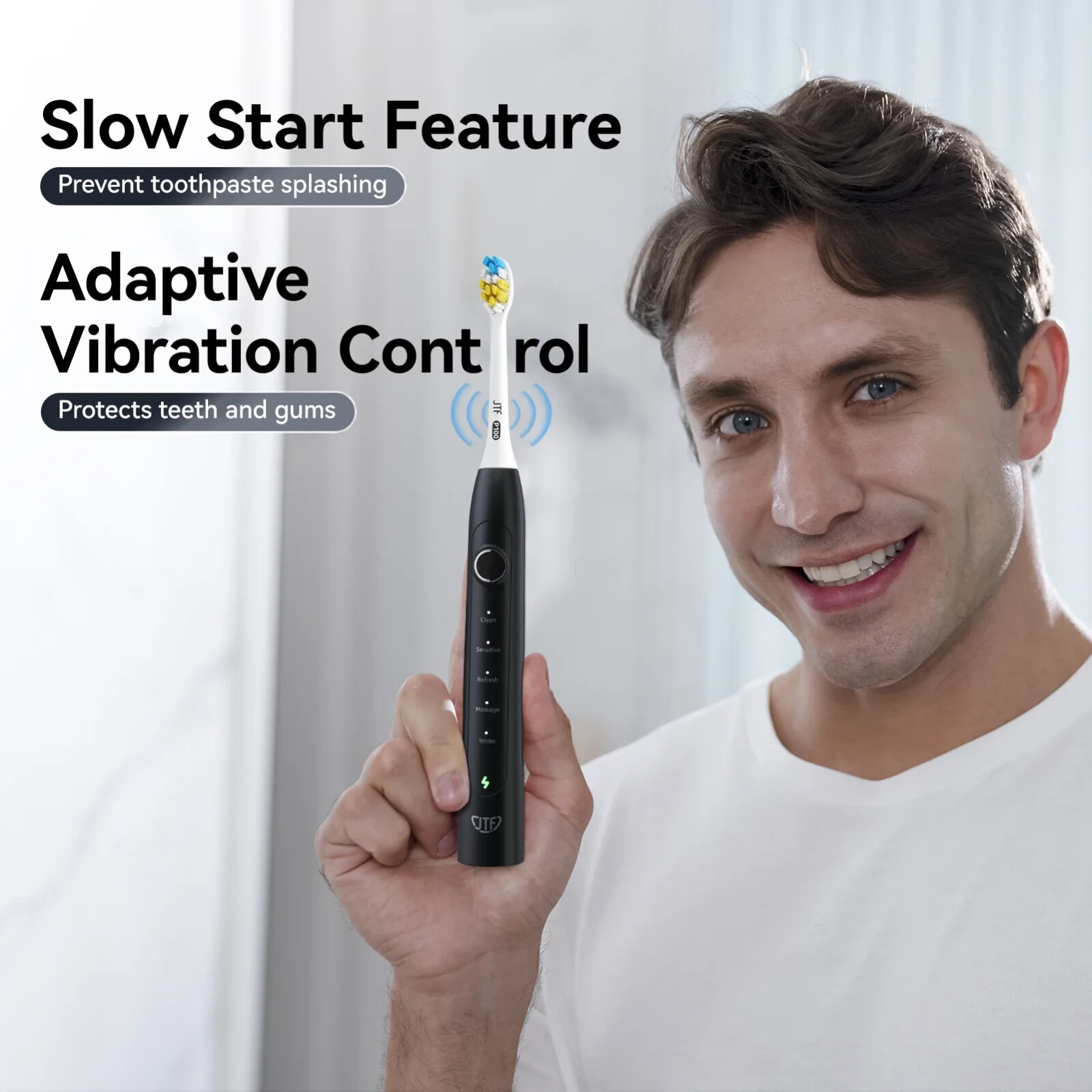 JTF SONIC ELECTRIC TOOTHBRUSH (P100)