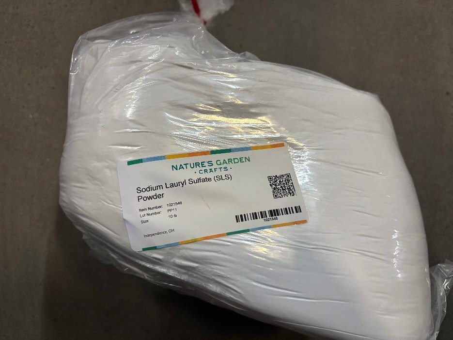 10 lb SLSA Powder for Bath Bombs – Premium Sodium Lauryl Sulfoacetate