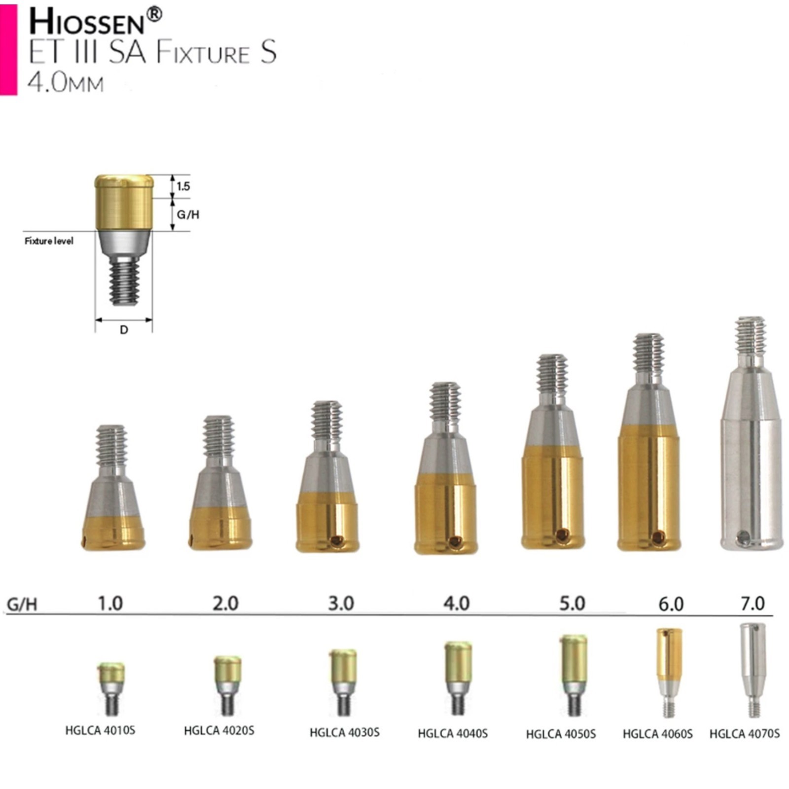 US Dental Attachment Locator Abutment for Hiossen/Zimmer/Nobel Biocare/Bego/Mis