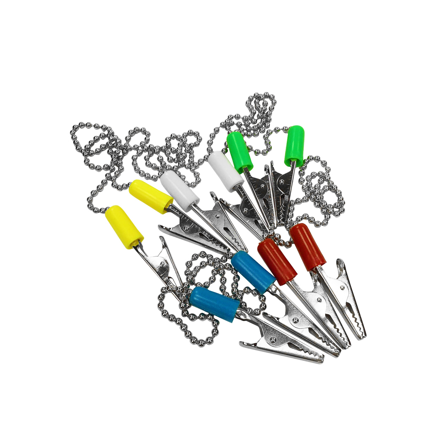 20 Pack Patient Bib Clips Chains Napkin Holder Assorted Dental Tattoo Medical