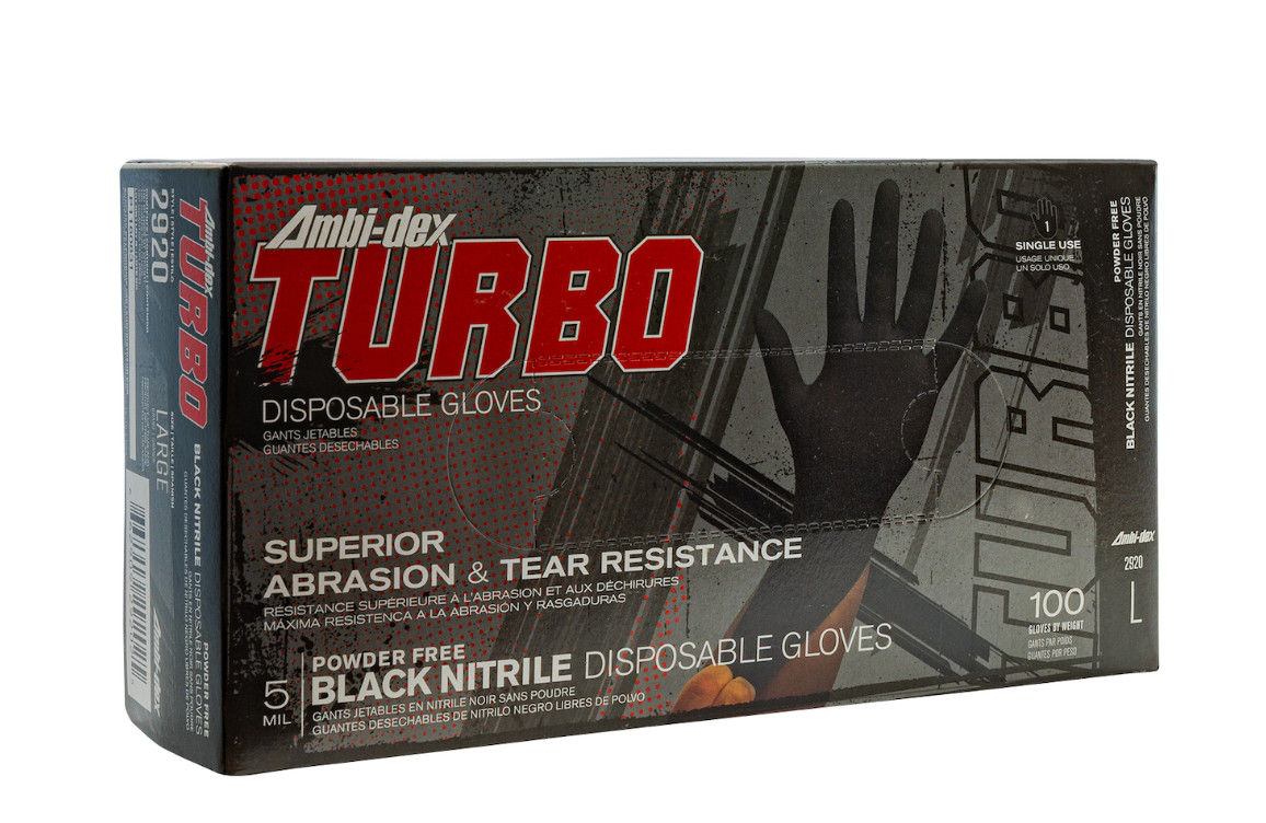 Black Ambidextrous Nitrile 5 Mil Gloves (Case Of 1000 Gloves)