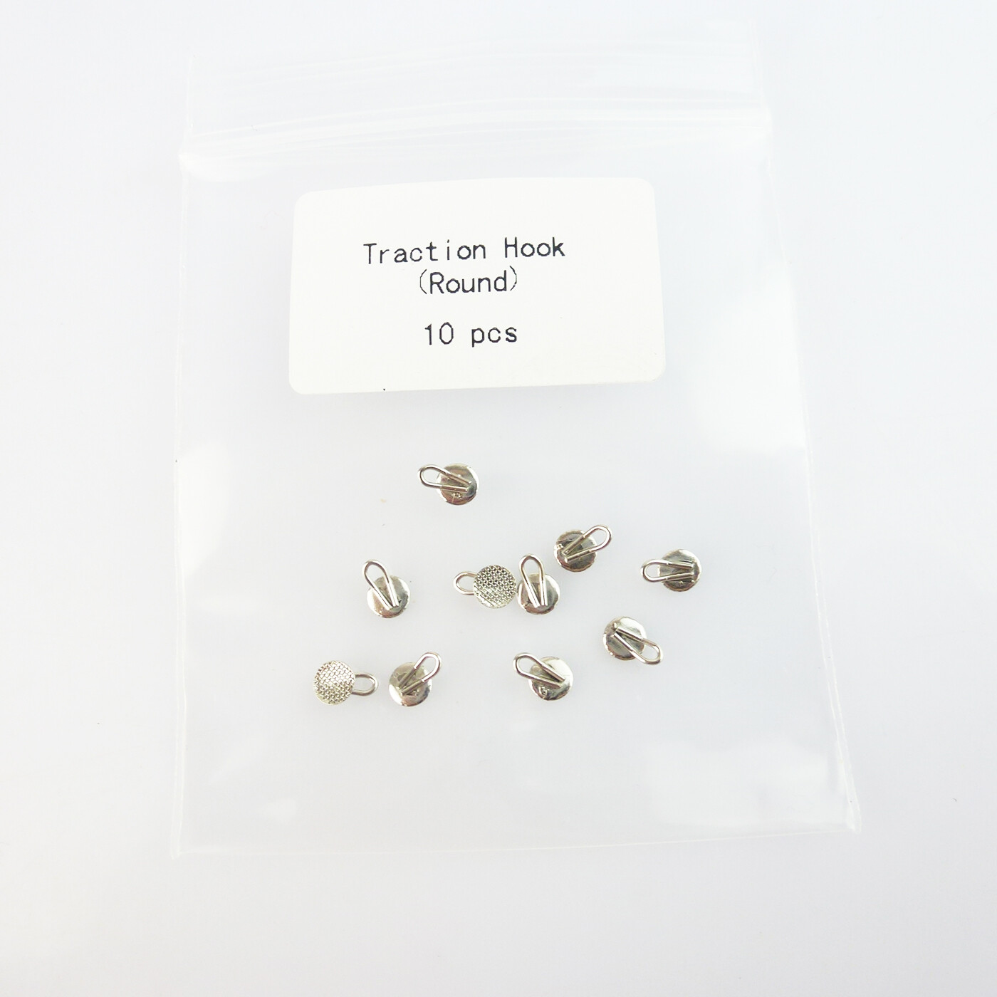 10Pcs/Bag Dental Orthodontic Traction Hook Bondable 3mm Round Type Caplin Hooks