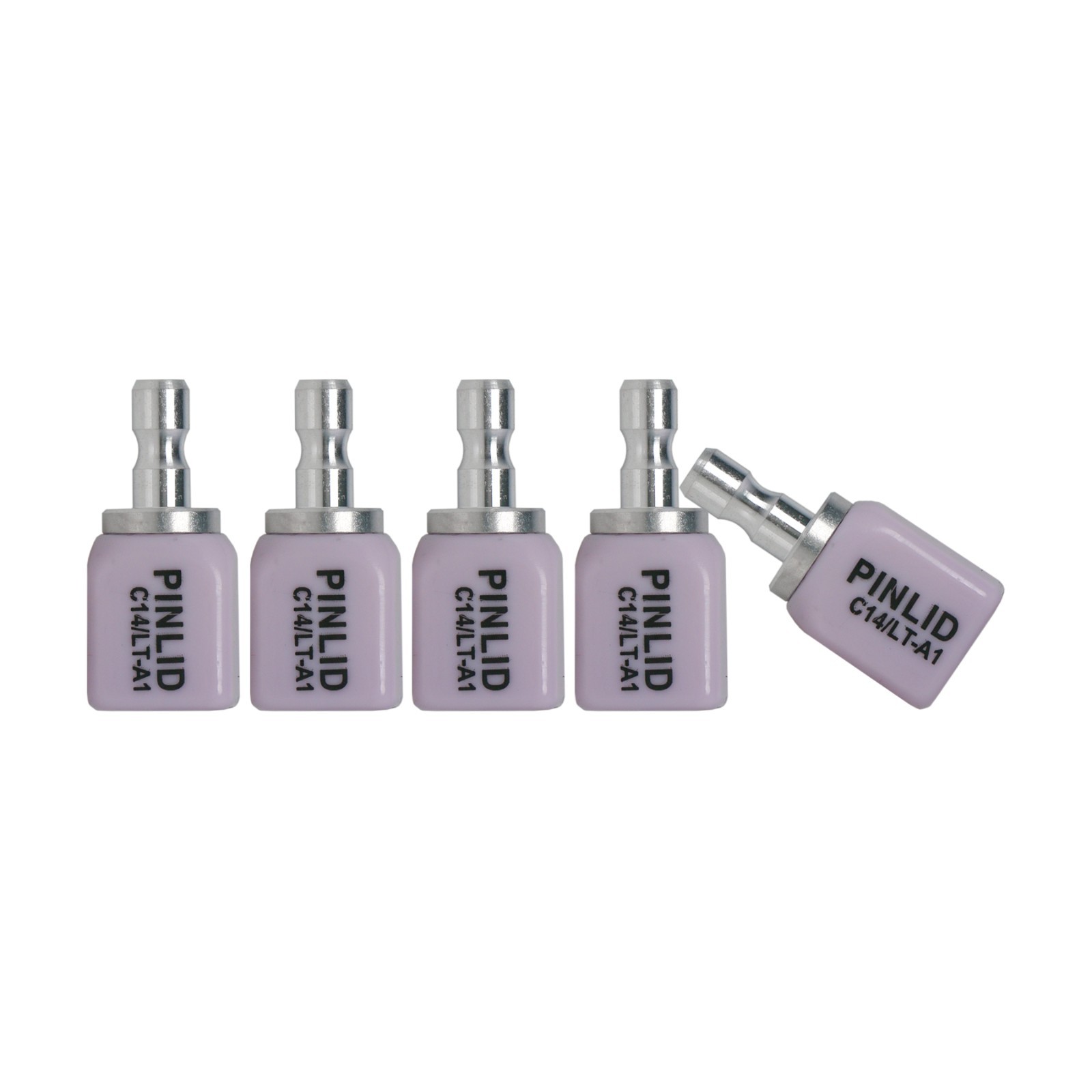 C14 CAD/CAM HT LT Dental Glass Ceramic Lithium Dislicate Emax Block 5Pcs/Box