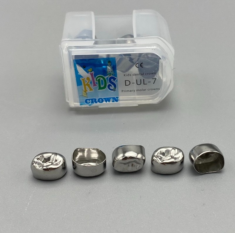 Dental Kids Crown stainless steel Primary Molar Pediatric Crowns Kit 48Sizes USA