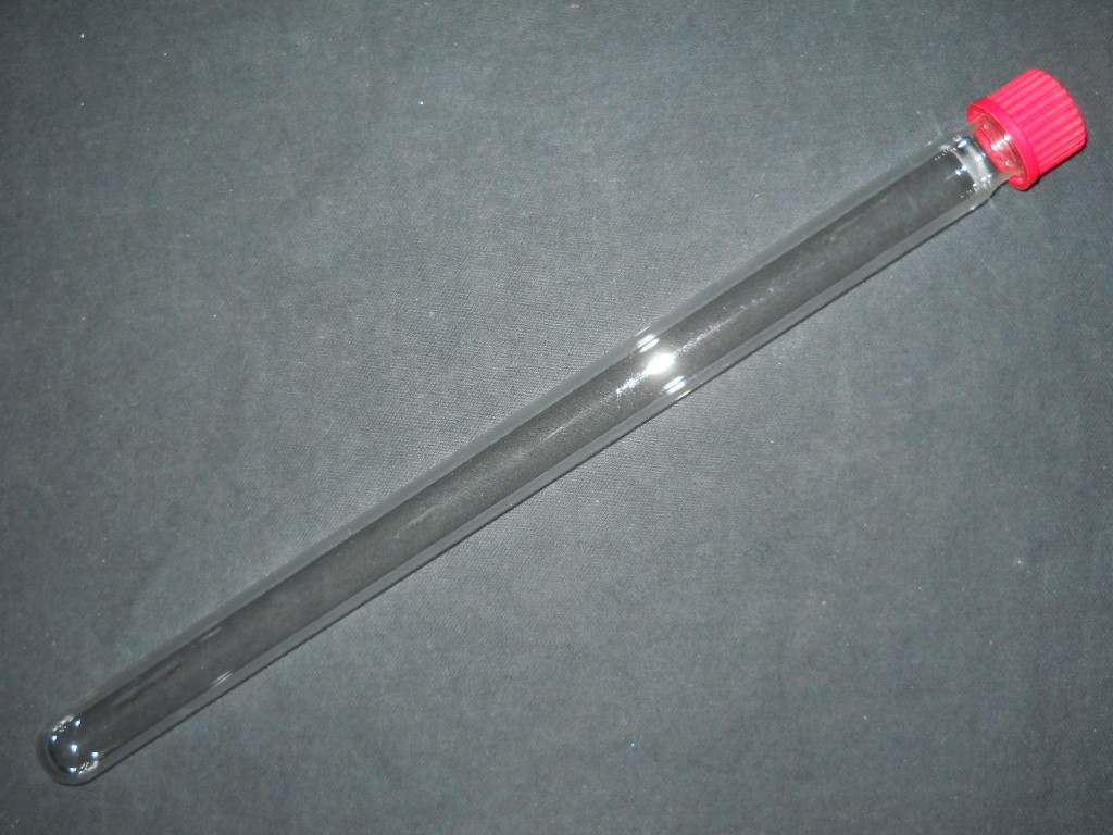 Unbranded 125mL Glass Culture Tube & GL25 Schott Screw Cap (25mm x 375mm)