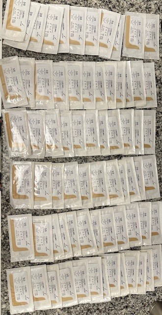 Chromic Suture 18″ 3-0 Resorbable – Brand New, Lot of 70