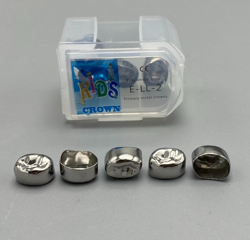 Dental Kids Crown stainless steel Primary Molar Pediatric Crowns Kit 48Sizes USA