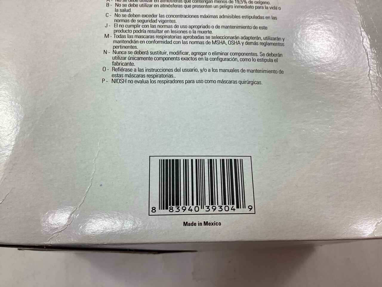 Honeywell DF300 N95 Flatfold Disposable Respirator- Box of 50 – White