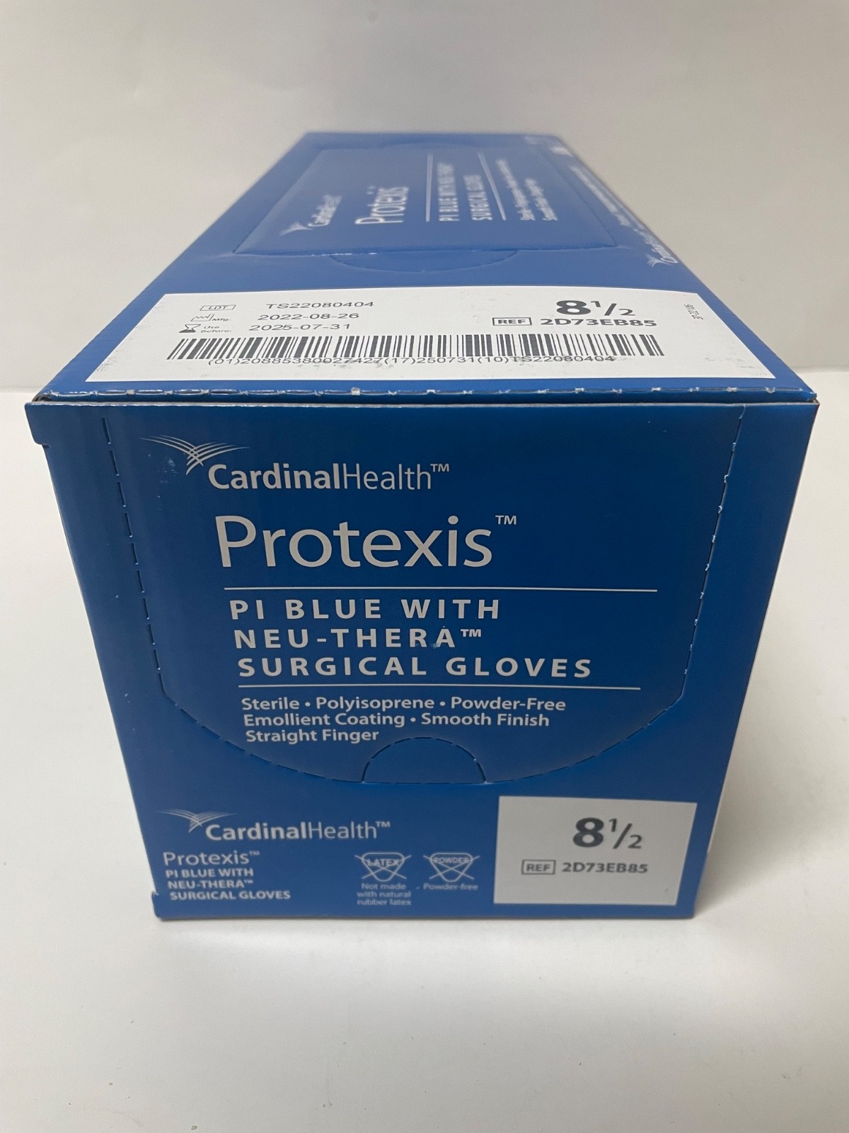 50 / 200 – Protexis PI Blue with Neu-Thera Surgical Gloves Size 8.5 Exp Jul 2025