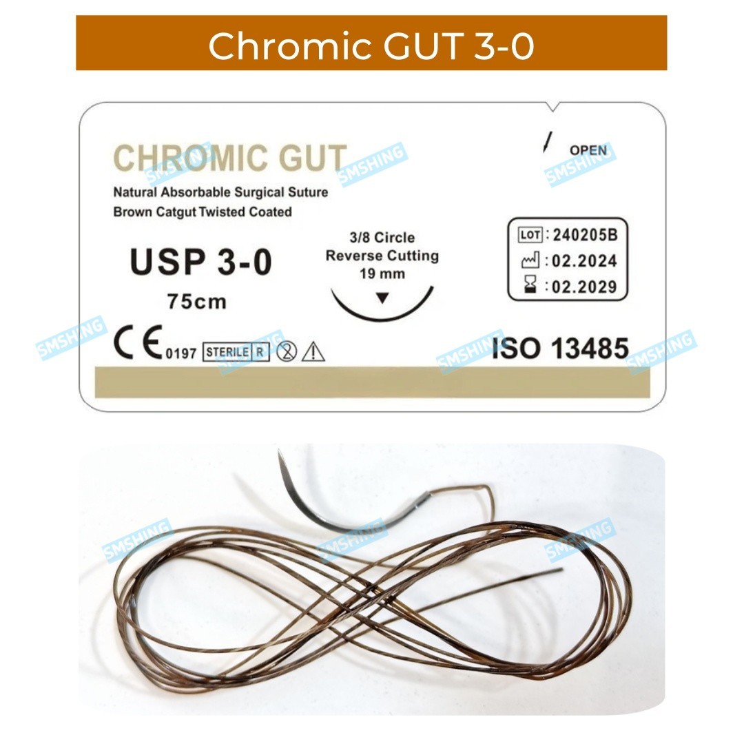 Practise Sutures PGA Synthetic Suture 4/0 3/0 Gut Needle Training Catgut ﻿