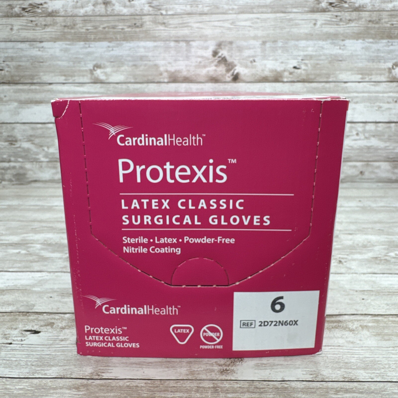 Protexis Latex Classic Surgical Gloves Cardinal *1 Box* Size: 6 *See Date*11-25