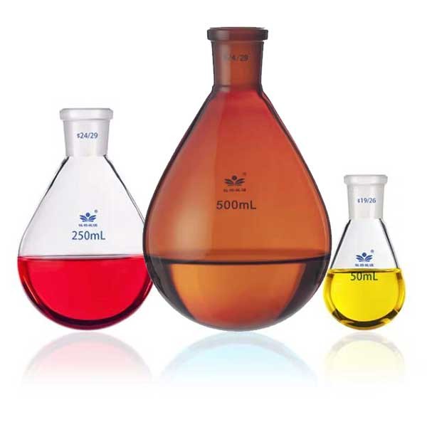 5ml – 2000ml Eggplant Shape Evaporating Flask with Standard Joints Glassware us