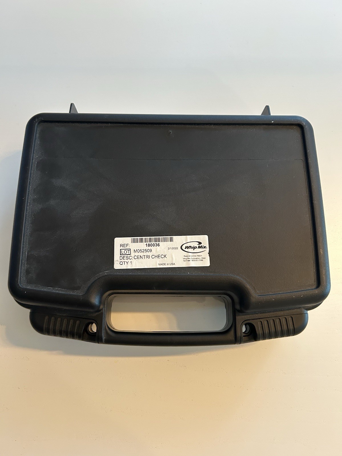 Whip Mix Centri Check in Hard Case, MPN 180036