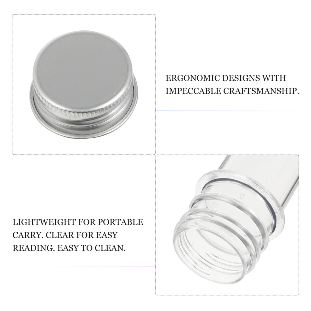 20pcs test tubes plastic test tubes for halloween test tubes with screw caps
