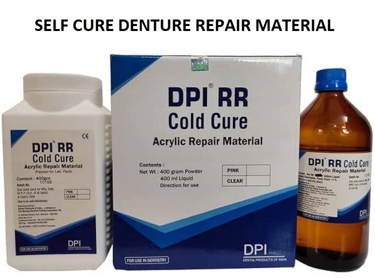 DPI Dental SELF CURE Denture Base & Repair Material Set – SHADE & PACKS AVAILBLE