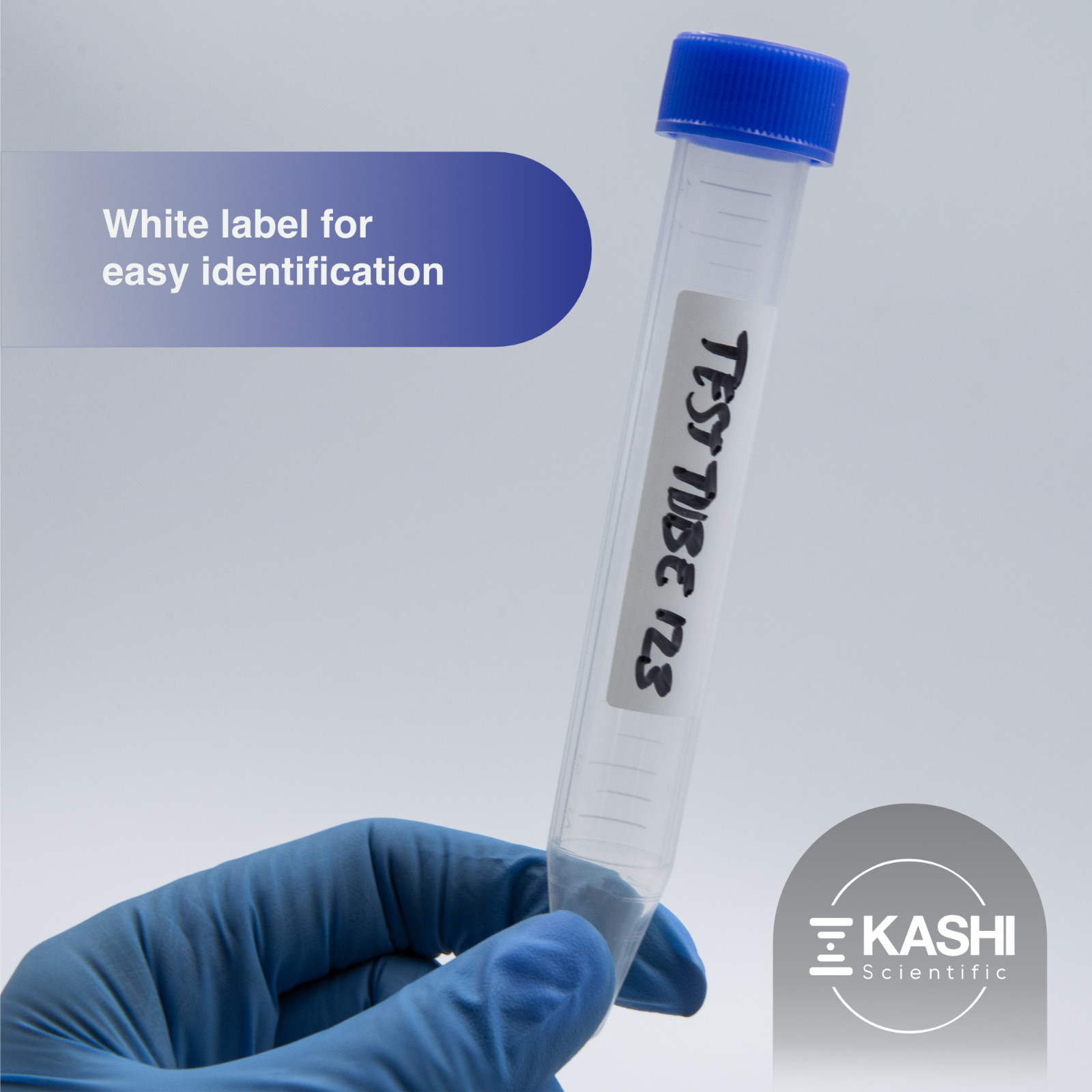 15mL Conical Centrifuge Tubes, Plastic Test Tube with Screw Caps