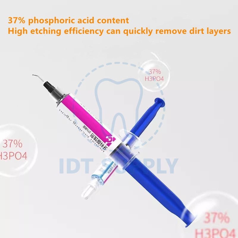 Dental 37% Phosphoric Acid Etchant 5ml Enamel Dentin Bonding Agent Tooth Gel