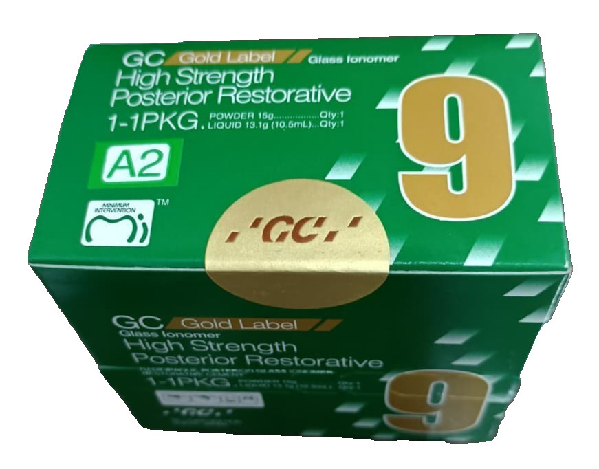 GC Fuji IX Gold Label 9 Posterior Restorative Cement Glass Ionomer Dental