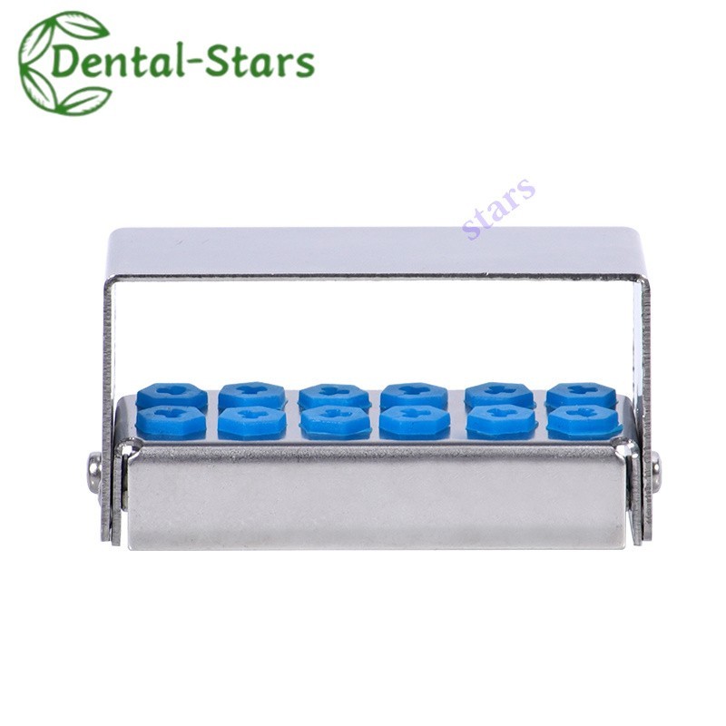 1Pcs Dental Bur Holder Block Distinfection Box 8/12/30Holes For High Burs Stand