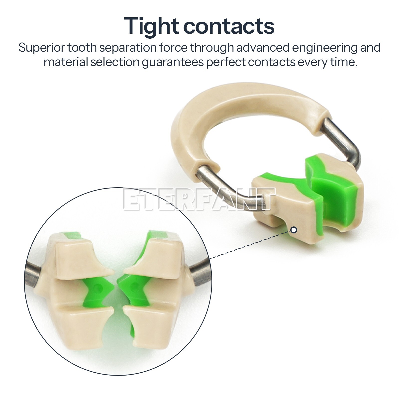 Dental Autoclavable Matrix Bands Rings Matrices Clip Clamp Titanium Fit Garrison