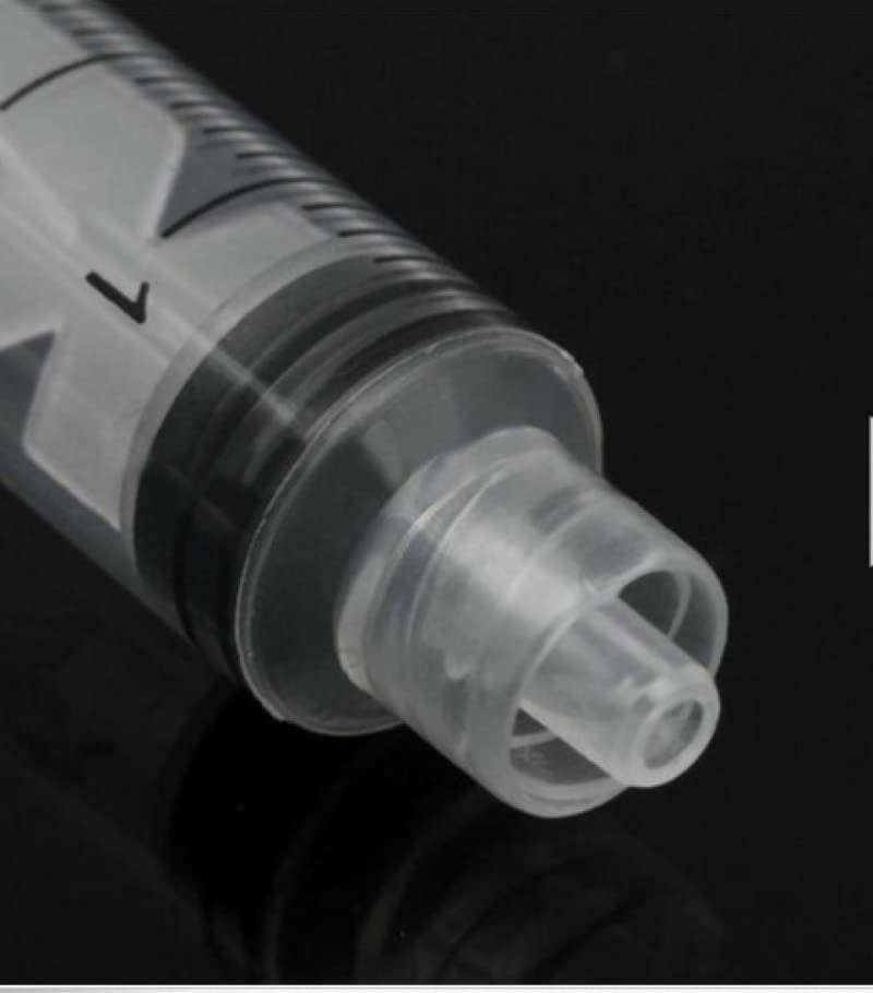 20 Pack 3ml Plastic Syringe Luer Lock With Measurement 3ML 20PCS, transparent