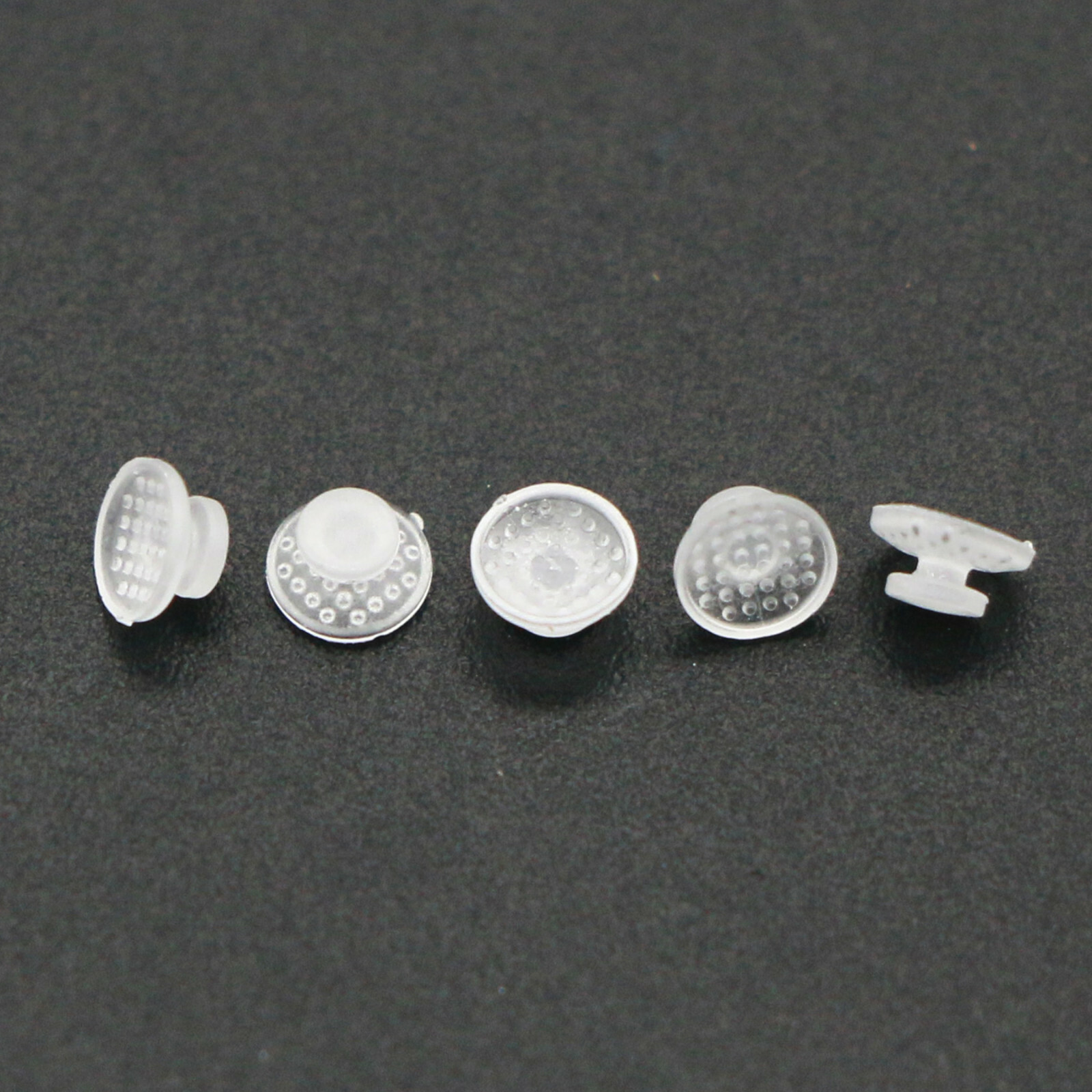 10 Pcs/Pack Dental Orthodontic Ceramic Clear Lingual Button Bondable Round Base