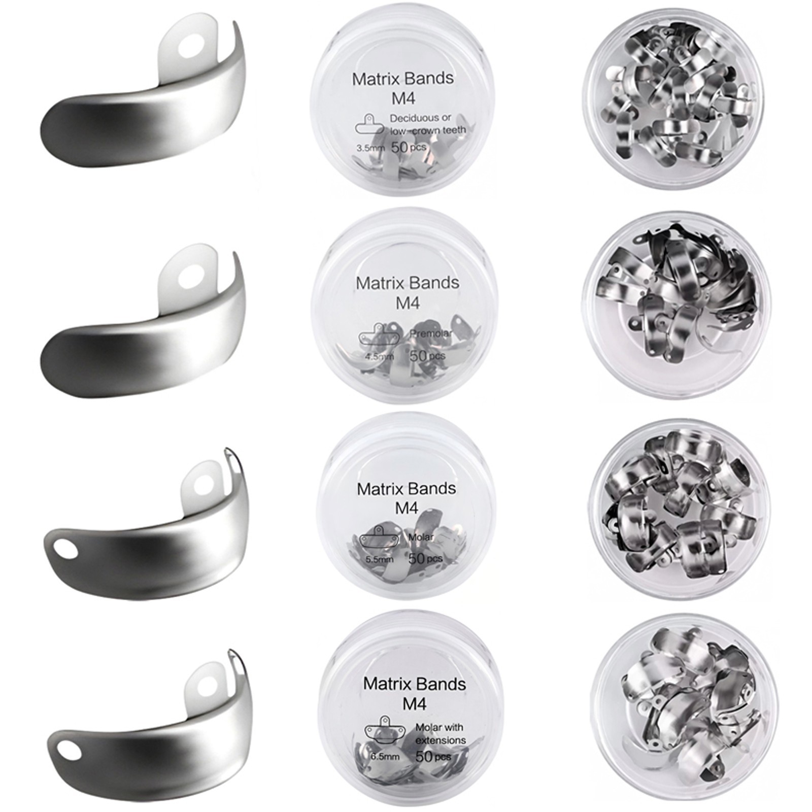 Dental Matrix Bands Ring Sectional Matrice Clamp Wedges fit Garrison Palodent V3