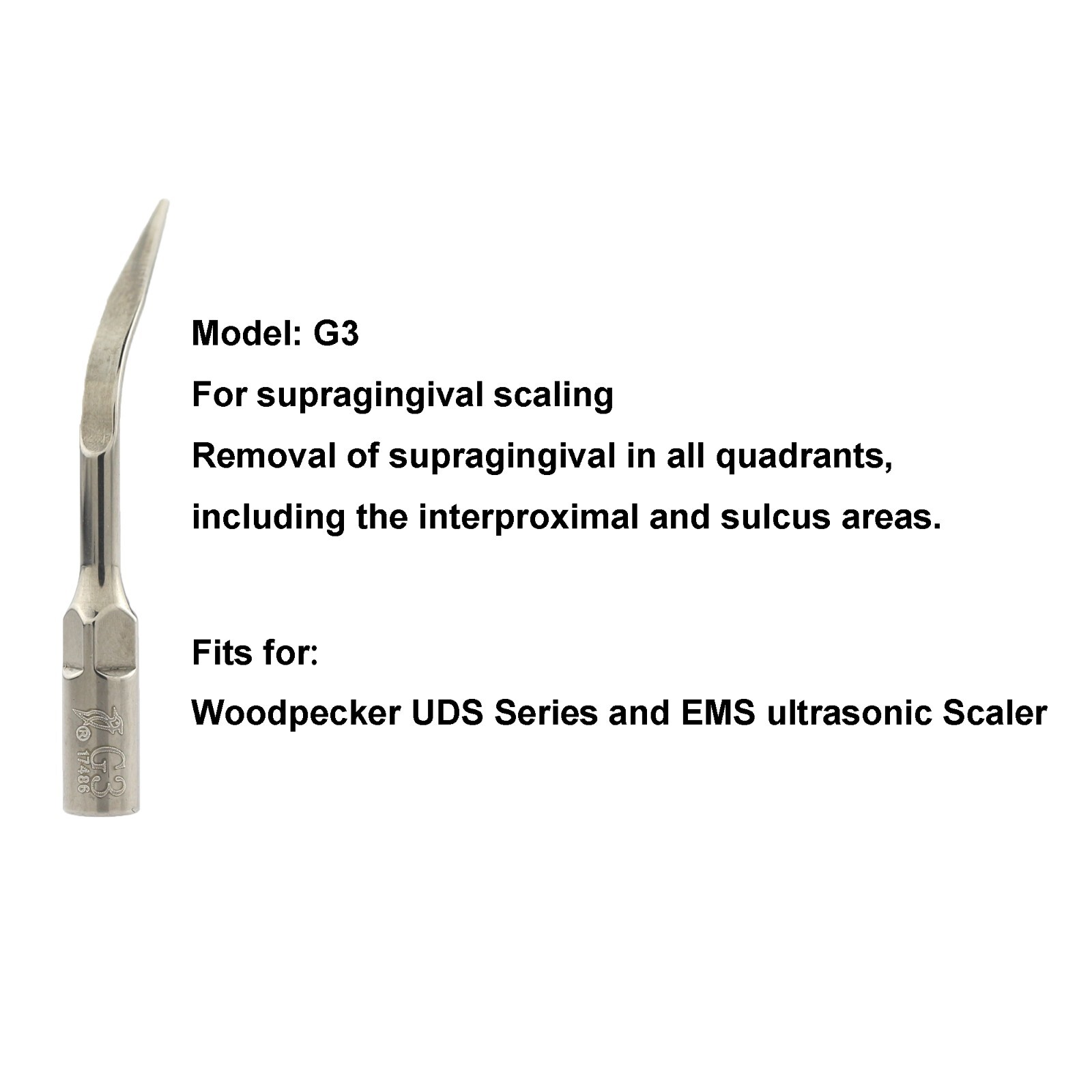 Woodpecker Dental Ultrasonic Scaler Tips Perio Endo for EMS Acteon Satelec NSK