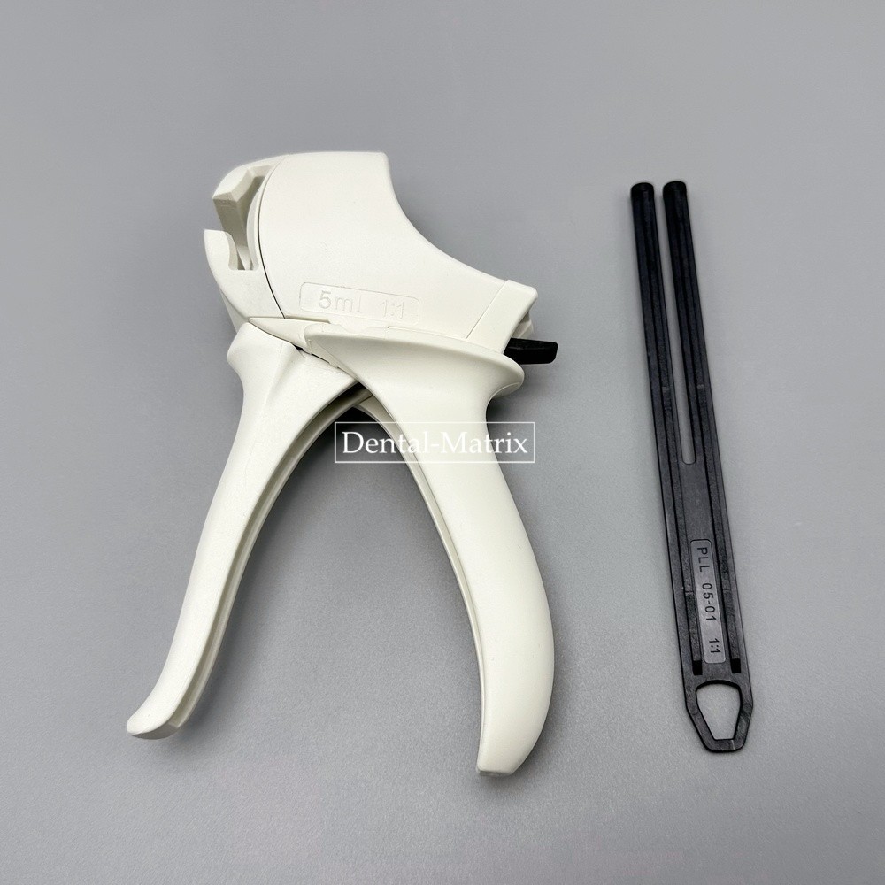 Dental Activa-Spenser Type Dispenser Gun For 5ml 1:1 Automix Syringes Cement Gun