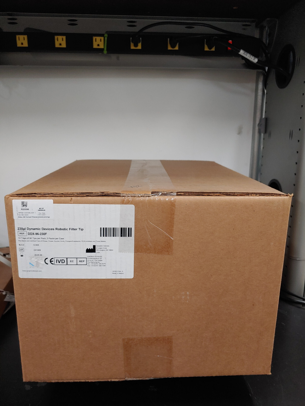 5 Box DYNAMIC DEVICES DDX-96-230F 230μL Robotic Filter Tip