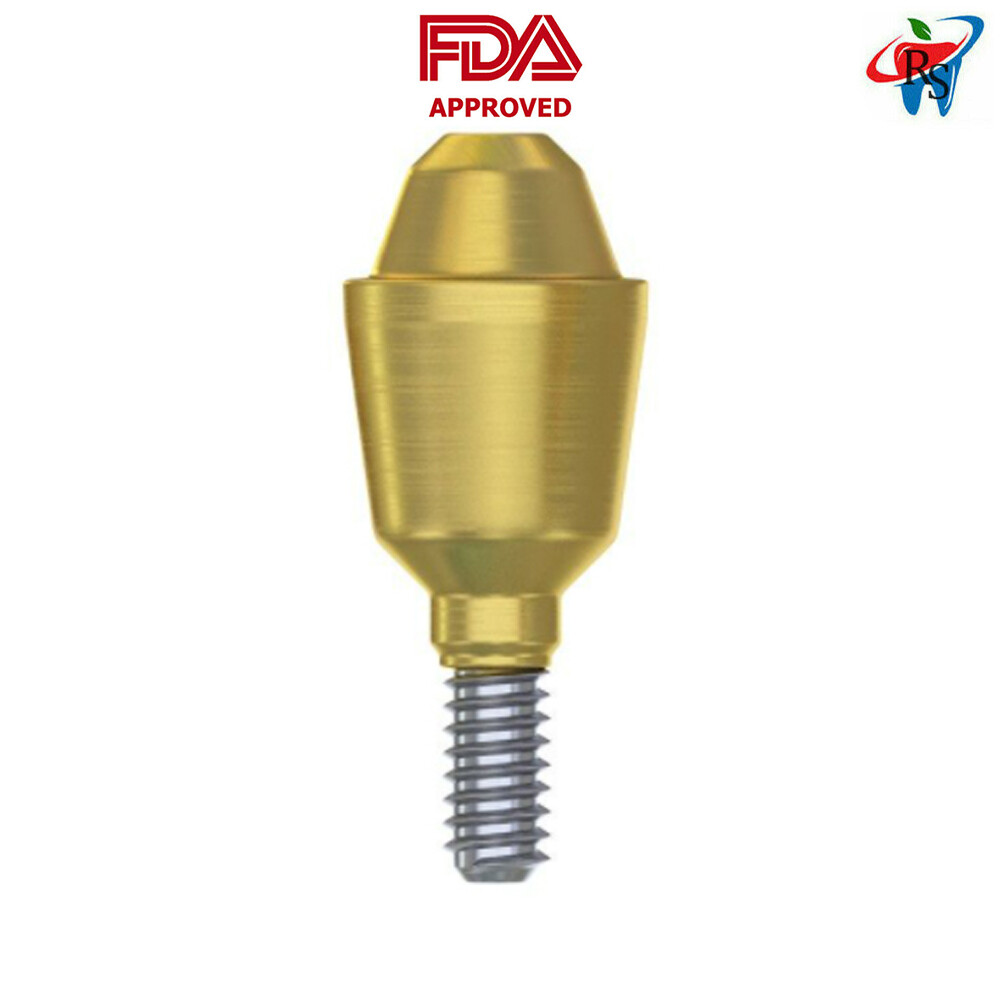 5pcs Straight Multi-Unit 1.6 Standard Int Hex 2.42mm Connection Dental Titanium