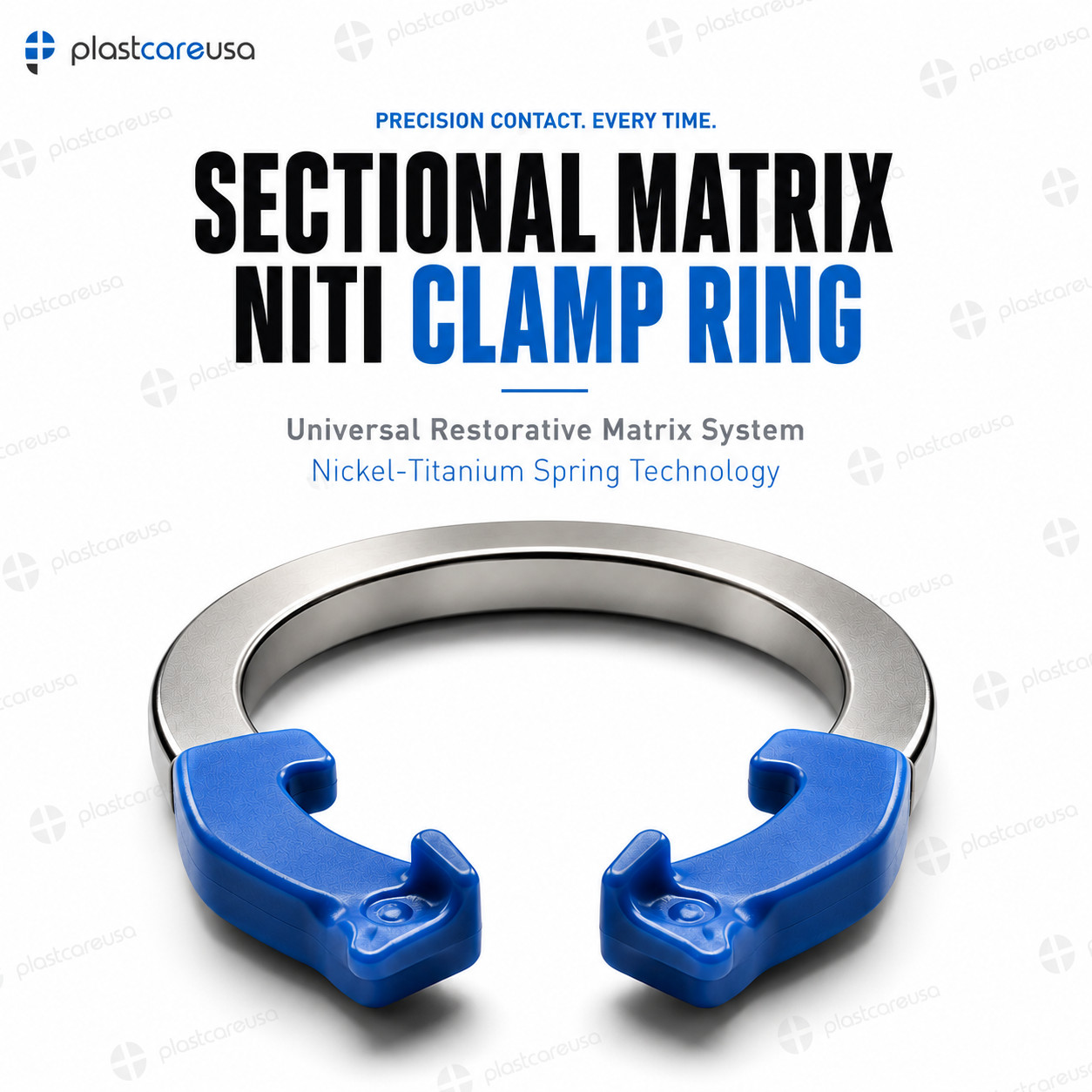 Universal Sectional Matrix Clamp Dental Matrix Bands Ring Nickel-Titanium Refill