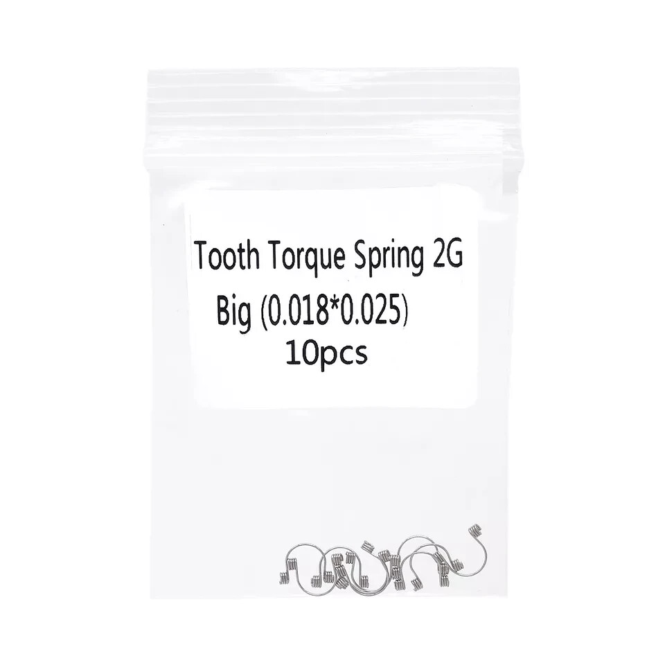 10Pcs/Bag Dental Orthodontic Anterior Teeth Torque Wire Spring Rectangular