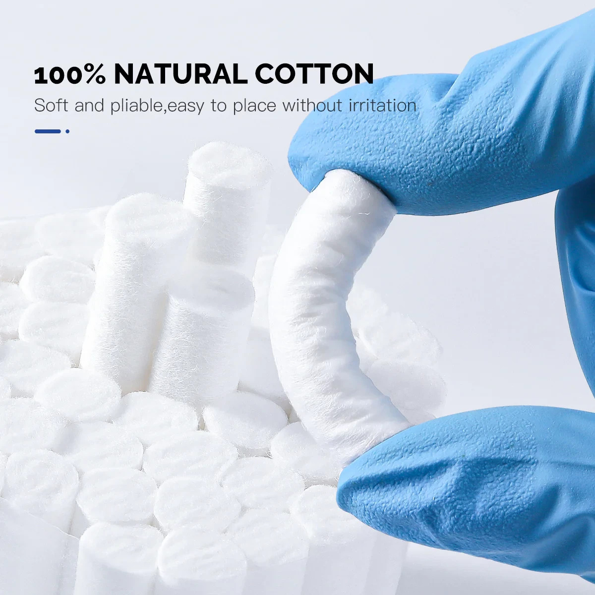 Cotton Gauze Rolls for Dental Kits, Nose Plugs, Mouth Care – Choose Quantity