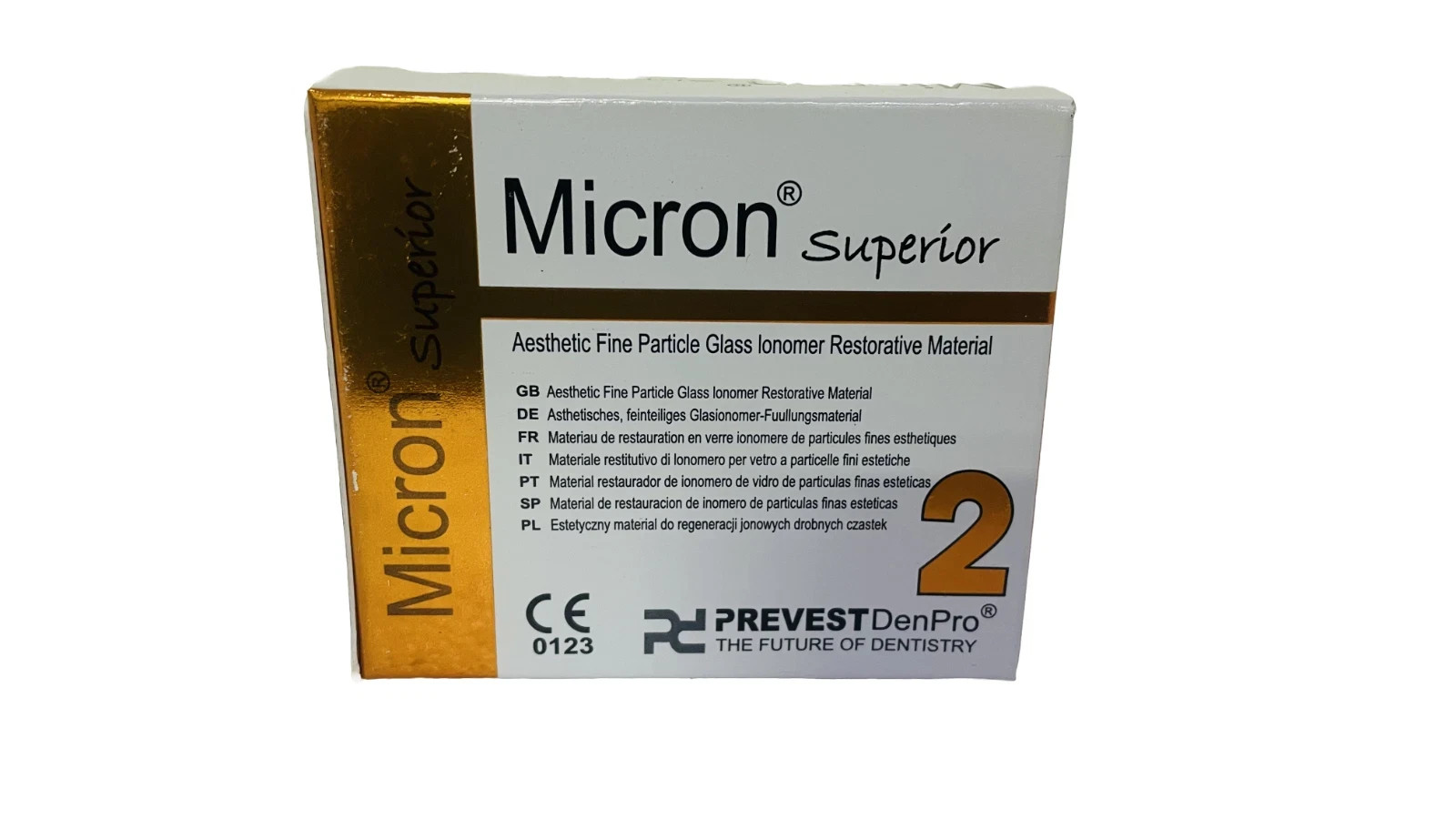 Prevest Micron Superior 2 Dental Glass Ionomer Cement GIC Restorative Filling