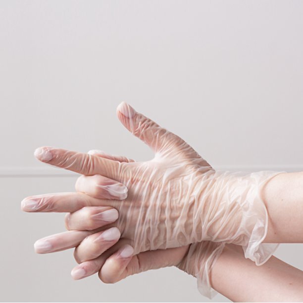 Case of 1000 Vinyl Gloves Synthetic Exam Latex Free Powder Free Protein Free